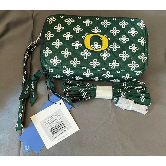 NWT Vera Bradley Collegiate RFID All in One Crossbody Bag - Oregon - Picture 2 of 6